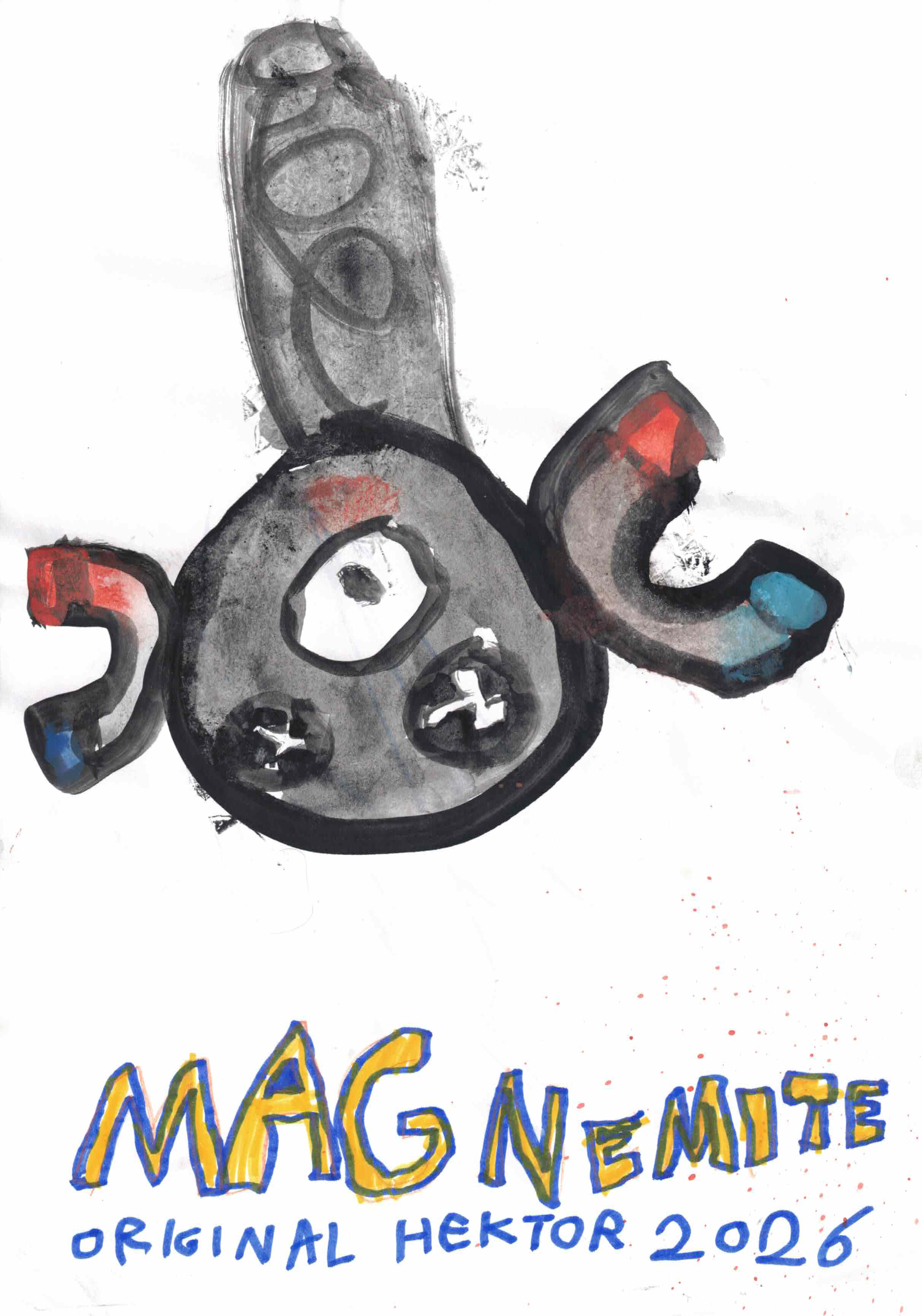 pokemon scan magnemite drawing painting art children