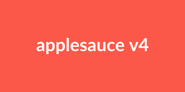 Cover image for Applesauce v4