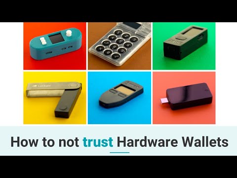 Alex Waltz: How to NOT trust Hardware Wallets (2022)